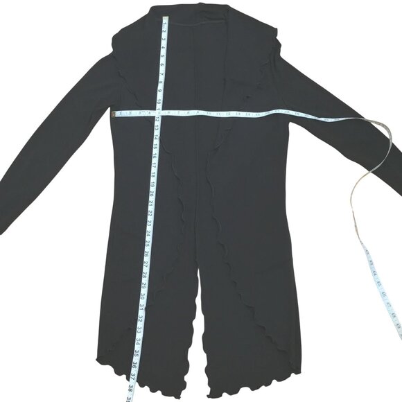 ZENOBIA Black Soft Stretch Jersey Knit Set S Canada Elevated Everyday Minimalist - Picture 9 of 13